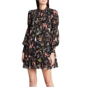 Cinq à Sept Black Floral Dress